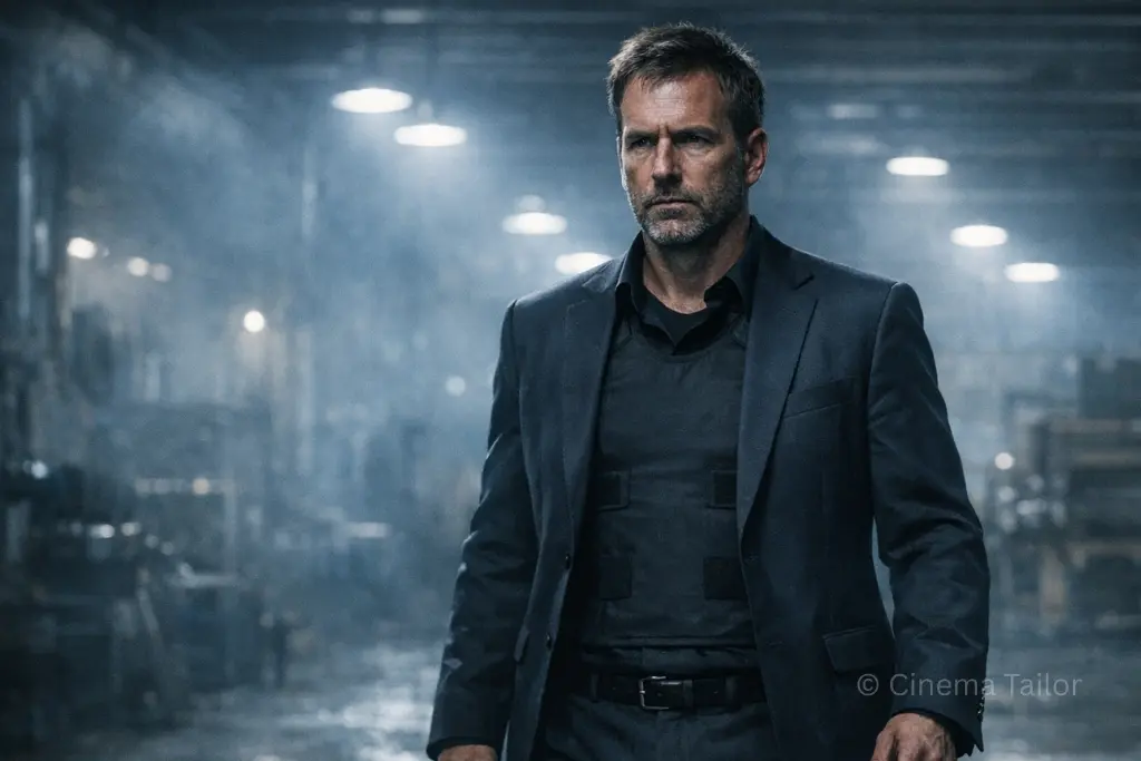 Body Armor Civilian Resilience A cinematic representation of civilian body armor usage in a high-threat environment.